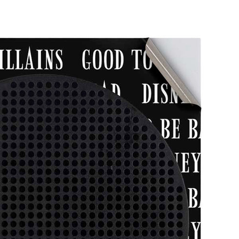 Disney Villains Characters Art Xbox Series S Console Skin