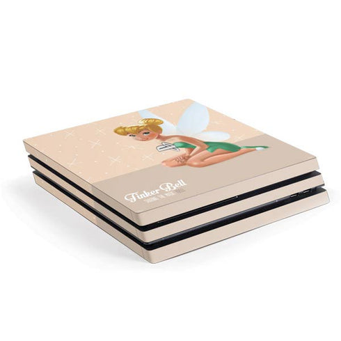 Disney Tinker Bell Sharing the Magic Art PS4 Pro Console Skin
