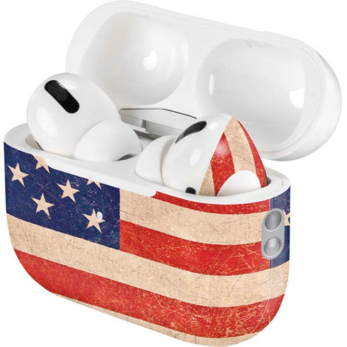Distressed American Flag AirPods Pro 2nd Gen Skin