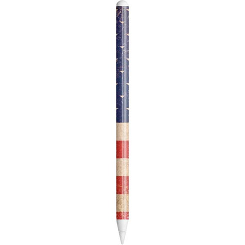 Distressed American Flag Apple Pencil (2nd Gen 2019) Skin