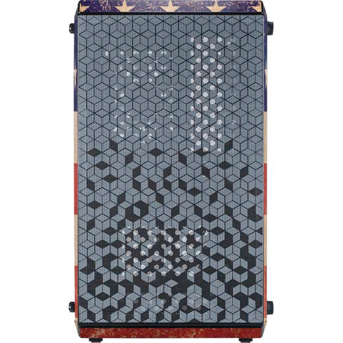 Distressed American Flag Cooler Master MasterBox Q300L Mini Tower Skin