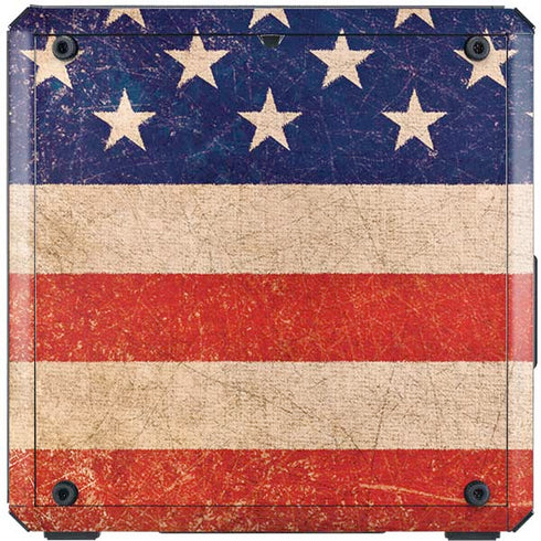 Distressed American Flag Cooler Master MasterBox Q300L Mini Tower Skin