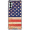 Distressed American Flag Galaxy A13 5G Clear Case