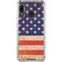 Distressed American Flag Galaxy A30 Clear Case