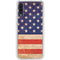 Distressed American Flag Galaxy A50 Clear Case