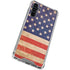 Distressed American Flag Galaxy A54 5G Clear Case