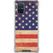 Distressed American Flag Galaxy A71 5G Clear Case