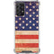 Distressed American Flag Galaxy A72 5G Clear Case