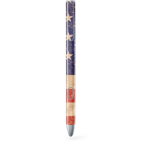 Distressed American Flag Galaxy Book 12in Skin