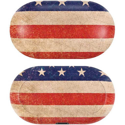 Distressed American Flag Galaxy Buds Skin