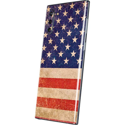 Distressed American Flag Galaxy Note 10 Skin