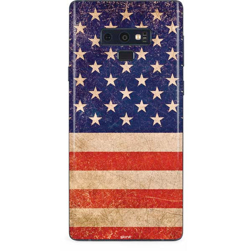 Distressed American Flag Galaxy Note 9 Skin
