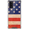 Distressed American Flag Galaxy Note20 5G Clear Case
