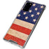 Distressed American Flag Galaxy Note20 5G Clear Case