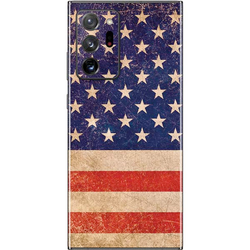 Distressed American Flag Galaxy Note20 Ultra 5G Skin