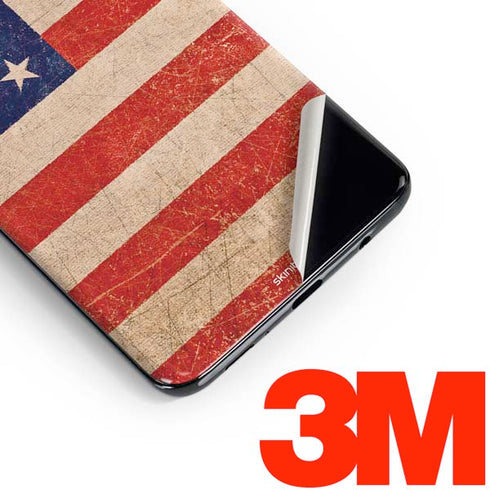 Distressed American Flag Galaxy S10 Skin