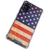 Distressed American Flag Galaxy S20 FE Clear Case