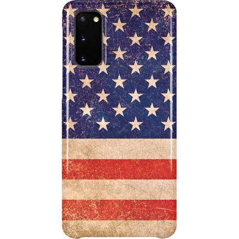 Distressed American Flag Galaxy S20 Lite Case
