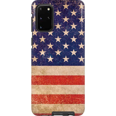 Distressed American Flag Galaxy S20 Plus Pro Case