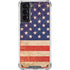 Distressed American Flag Galaxy S21 5G Clear Case