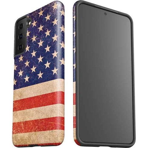 Distressed American Flag Galaxy S21 FE Pro Case