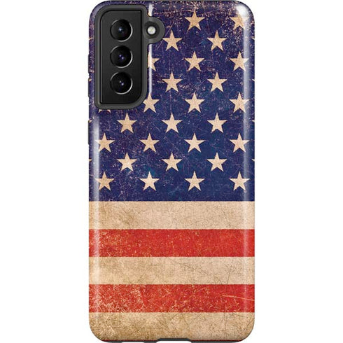 Distressed American Flag Galaxy S21 Plus 5G Pro Case