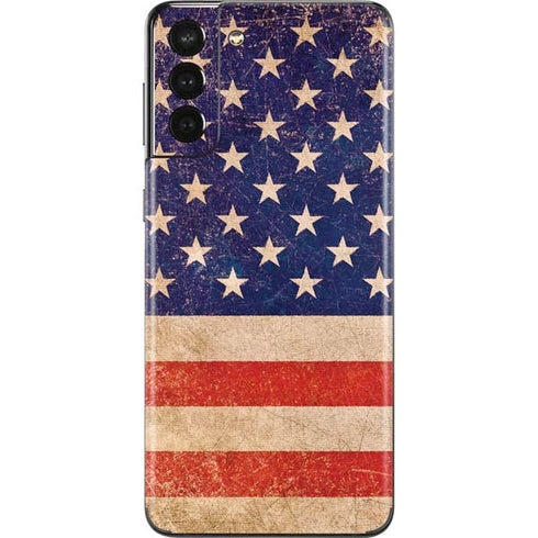 Distressed American Flag Galaxy S21 Plus 5G Skin