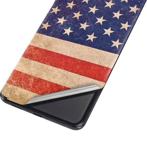 Distressed American Flag Galaxy S21 Plus 5G Skin