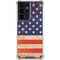 Distressed American Flag Galaxy S21 Ultra 5G Clear Case