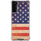 Distressed American Flag Galaxy S22 Plus Clear Case