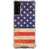 Distressed American Flag Galaxy S22 Plus Clear Case