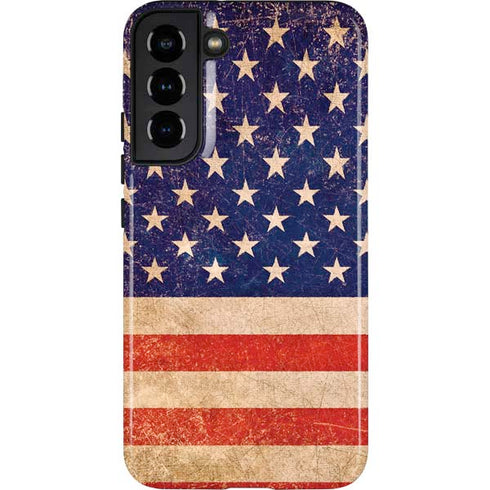 Distressed American Flag Galaxy S22 Plus Pro Case