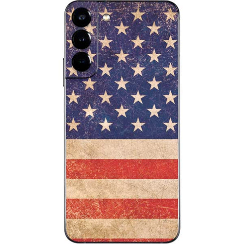Distressed American Flag Galaxy S22 Plus Skin