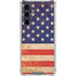 Distressed American Flag Galaxy S23 FE Clear Case