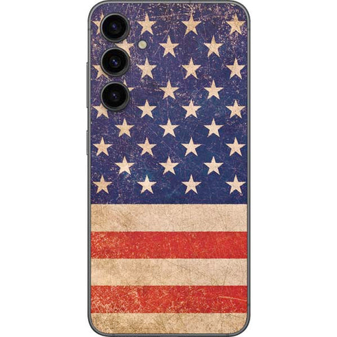 Distressed American Flag Galaxy S23 FE Skin
