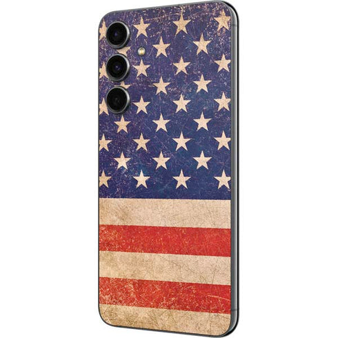 Distressed American Flag Galaxy S23 FE Skin
