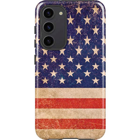 Distressed American Flag Galaxy S23 Plus Pro Case