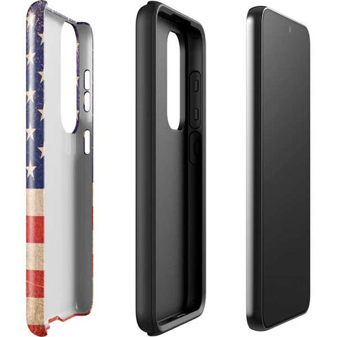 Distressed American Flag Galaxy S23 Plus Pro Case