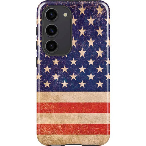 Distressed American Flag Galaxy S23 Pro Case