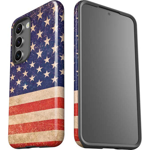 Distressed American Flag Galaxy S23 Pro Case