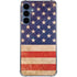 Distressed American Flag Galaxy S24 Clear Case