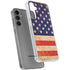 Distressed American Flag Galaxy S24 Plus Clear Case