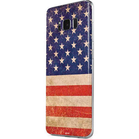 Distressed American Flag Galaxy S8 Skin