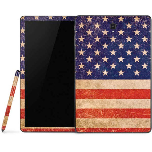Distressed American Flag Samsung Galaxy Tab Skin