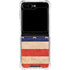 Distressed American Flag Galaxy Z Flip5 5G Clear Case