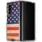 Distressed American Flag Galaxy Z Fold4 5G Clear Case