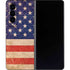 Distressed American Flag Galaxy Z Fold4 5G Skin