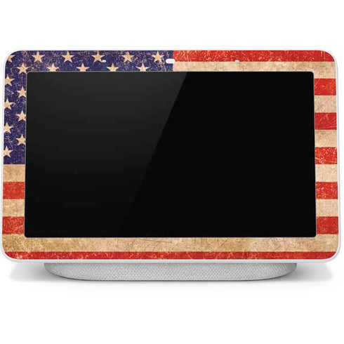 Distressed American Flag Google Home Hub Skin