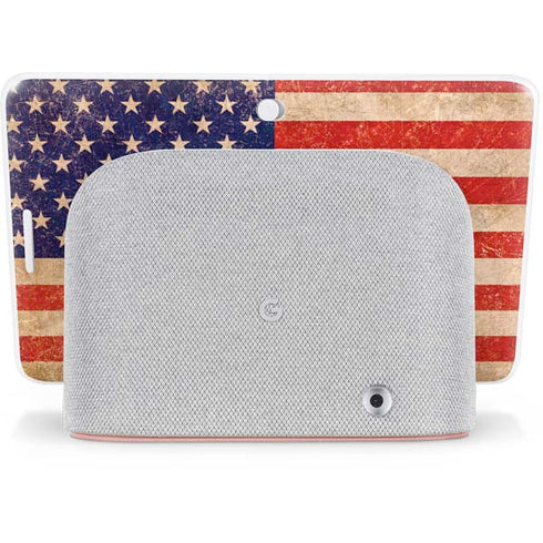Distressed American Flag Google Home Hub Skin