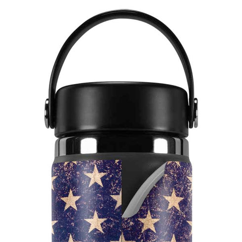 Distressed American Flag Hydro Flask 20oz Wide Mouth Skin